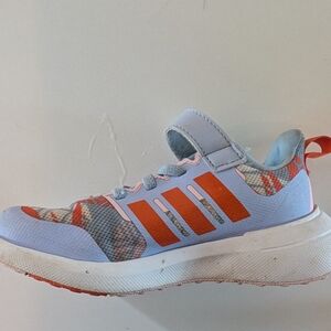 Adidas Kids' Vibrant Orange and Light Blue Disney Moana Sneakers